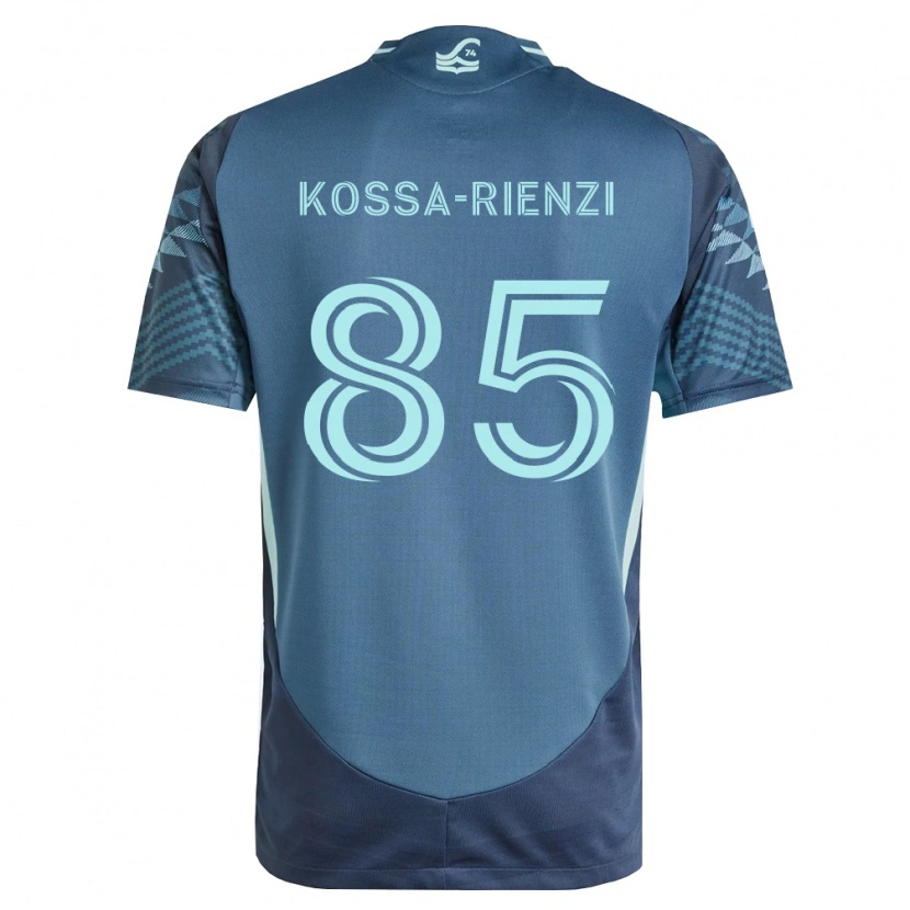 Danxen Heren Kalani Kossa-Rienzi #85 Marineblauw Groen Uitshirt Uittenue 2026/27 T-Shirt