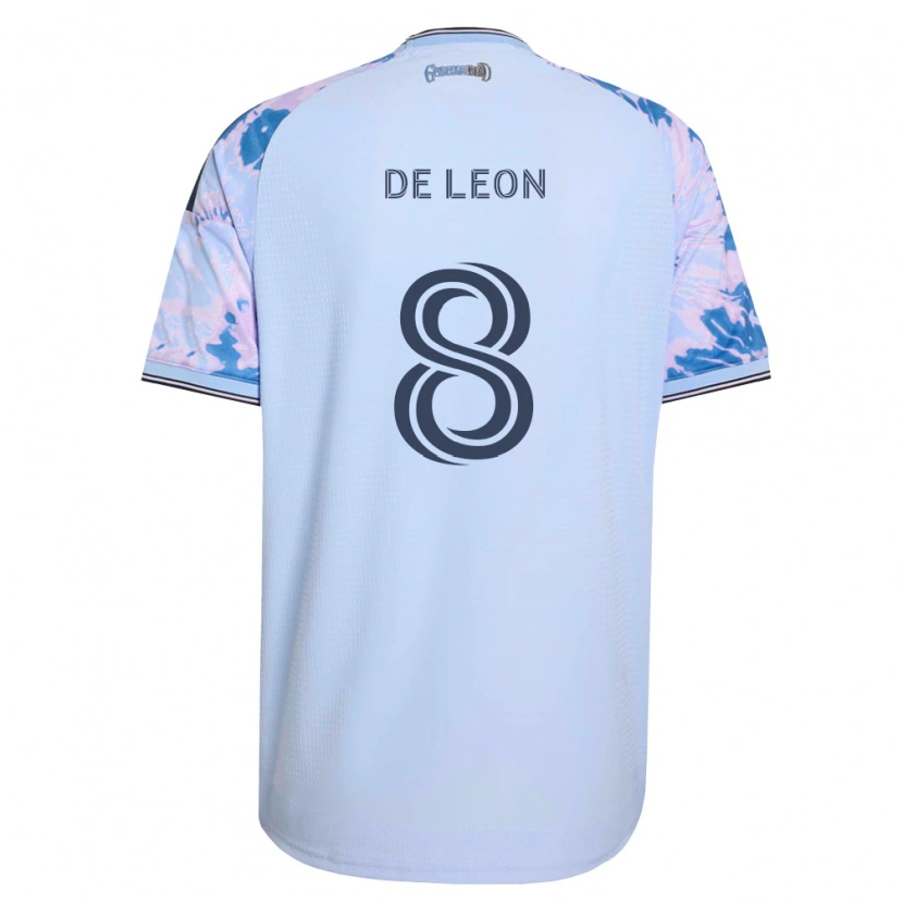 Danxen Heren Brandon De Leon #8 Koninklijk Blauw Wit Zwart Uitshirt Uittenue 2026/27 T-Shirt