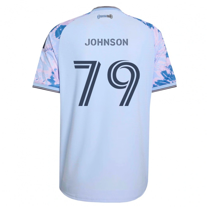 Danxen Heren Darius Johnson #79 Koninklijk Blauw Wit Zwart Uitshirt Uittenue 2026/27 T-Shirt
