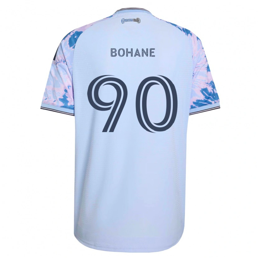 Danxen Heren Zach Bohane #90 Koninklijk Blauw Wit Zwart Uitshirt Uittenue 2026/27 T-Shirt