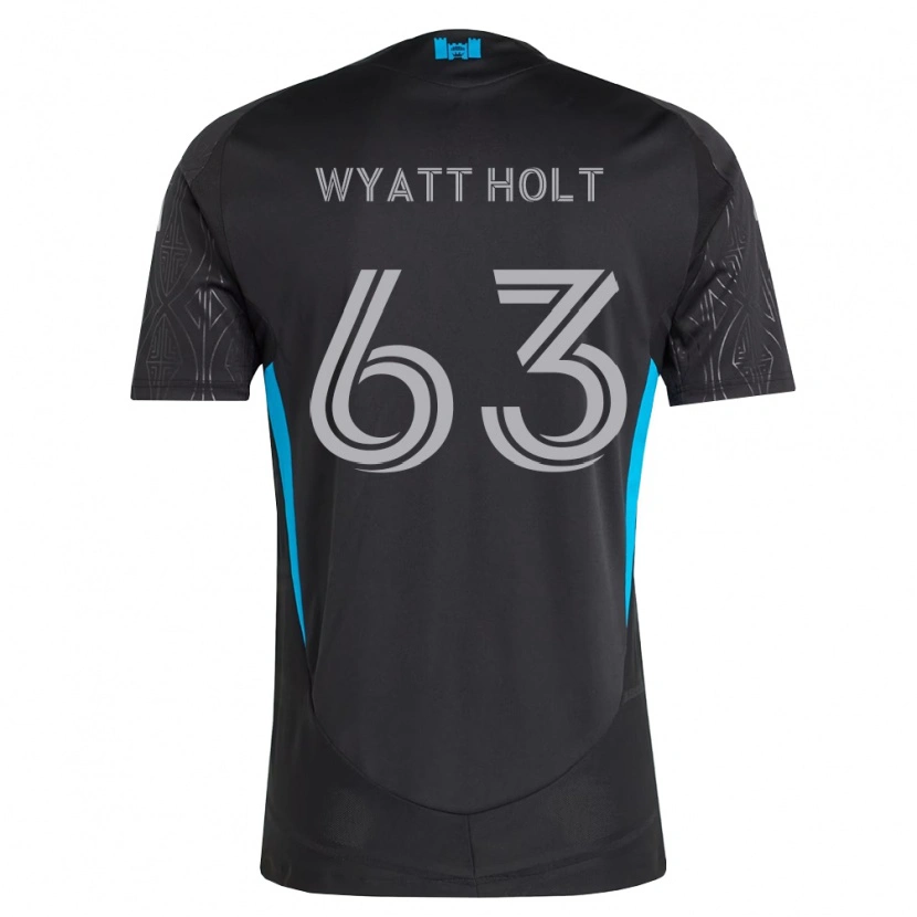 Danxen Heren Wyatt Holt #63 Zwart Wit Hemelsblauw Uitshirt Uittenue 2026/27 T-Shirt