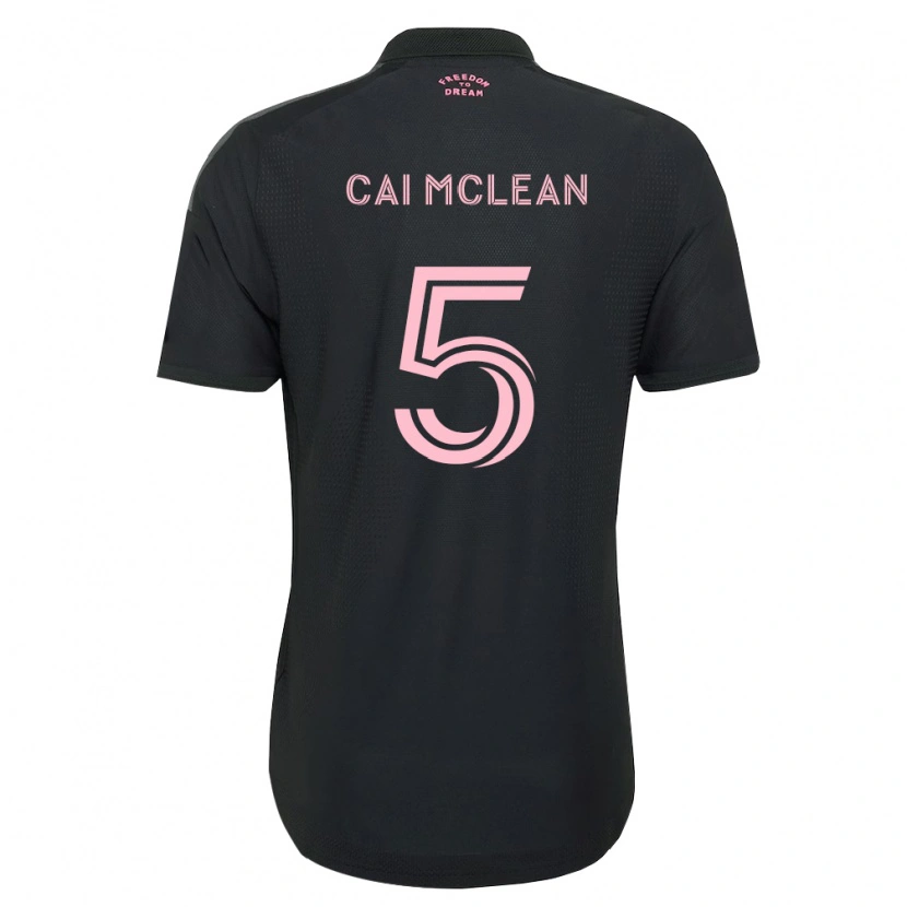 Danxen Heren Cai Mclean #5 Roze Zwart Wit Uitshirt Uittenue 2026/27 T-Shirt