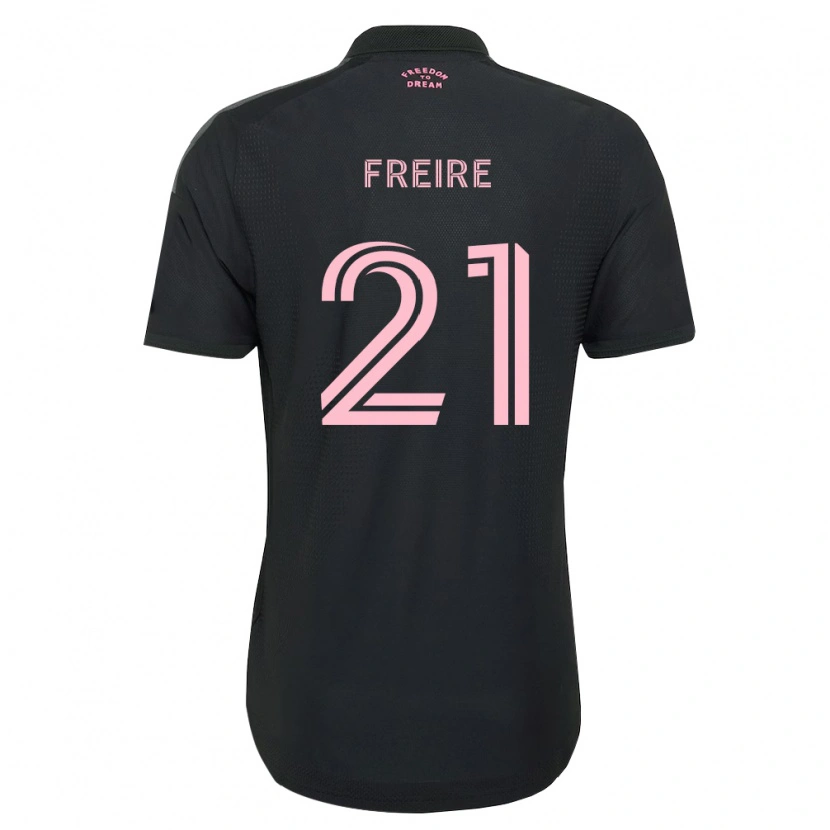 Danxen Heren Nicolas Freire #21 Roze Zwart Wit Uitshirt Uittenue 2026/27 T-Shirt