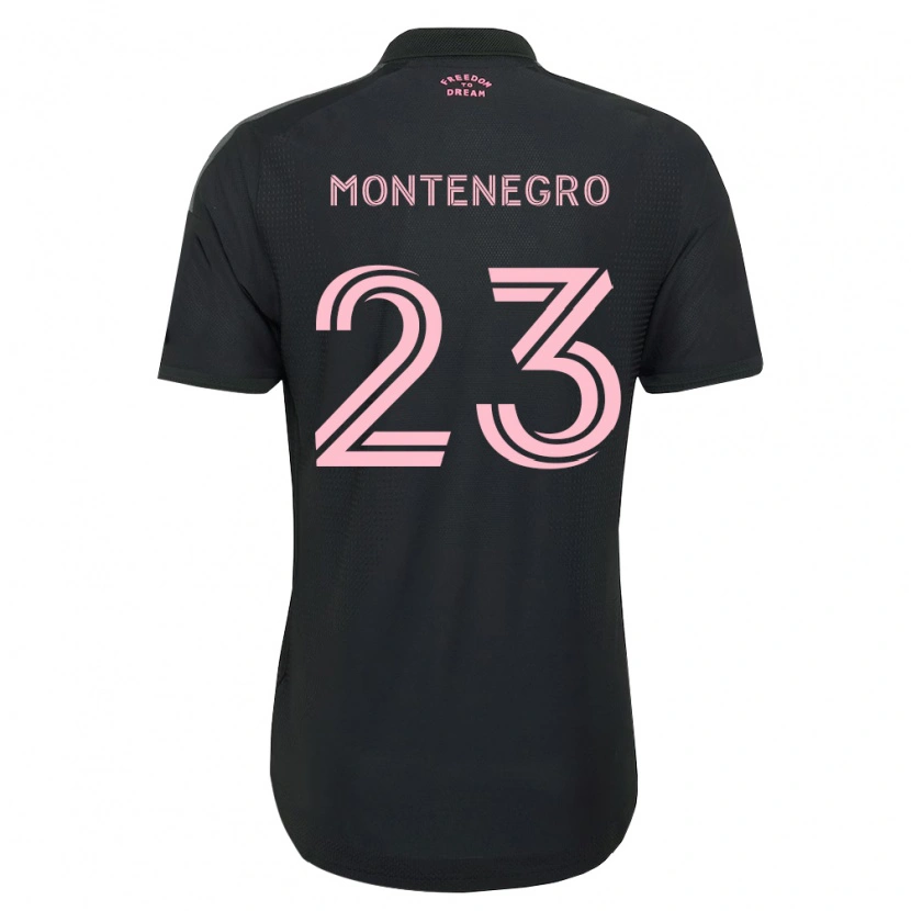 Danxen Heren Ricardo Montenegro #23 Roze Zwart Wit Uitshirt Uittenue 2026/27 T-Shirt