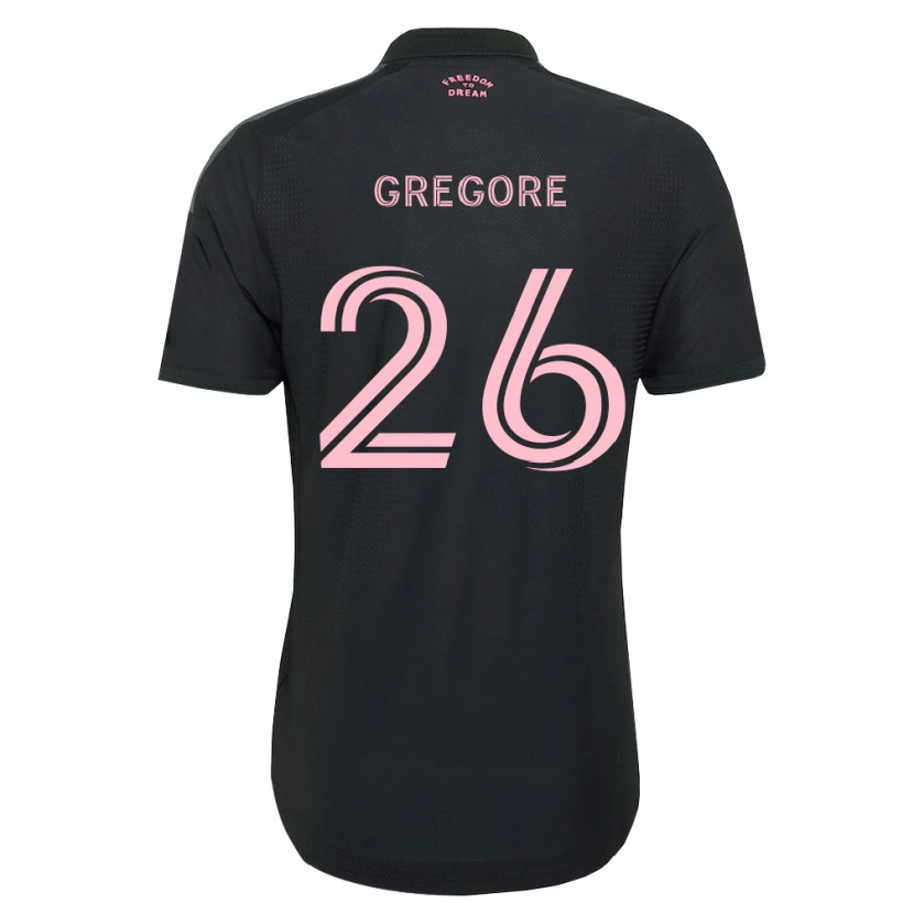 Danxen Heren Gregore #26 Roze Zwart Wit Uitshirt Uittenue 2026/27 T-Shirt
