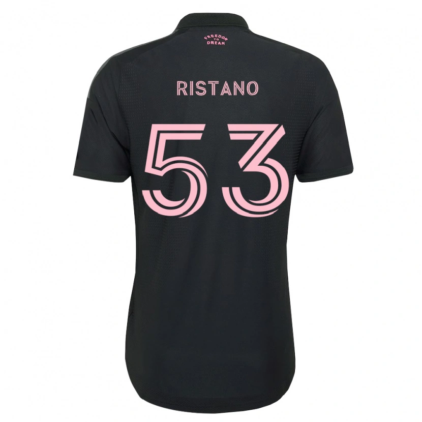 Danxen Heren Alejo Ristano #53 Roze Zwart Wit Uitshirt Uittenue 2026/27 T-Shirt