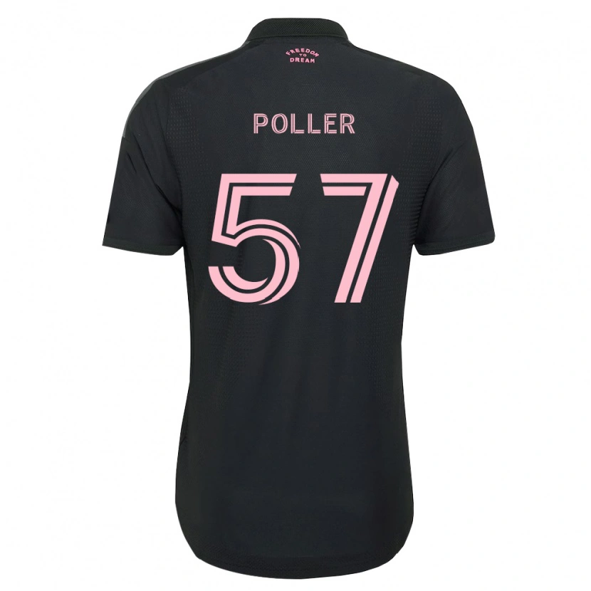 Danxen Heren Sebastian Poller #57 Roze Zwart Wit Uitshirt Uittenue 2026/27 T-Shirt