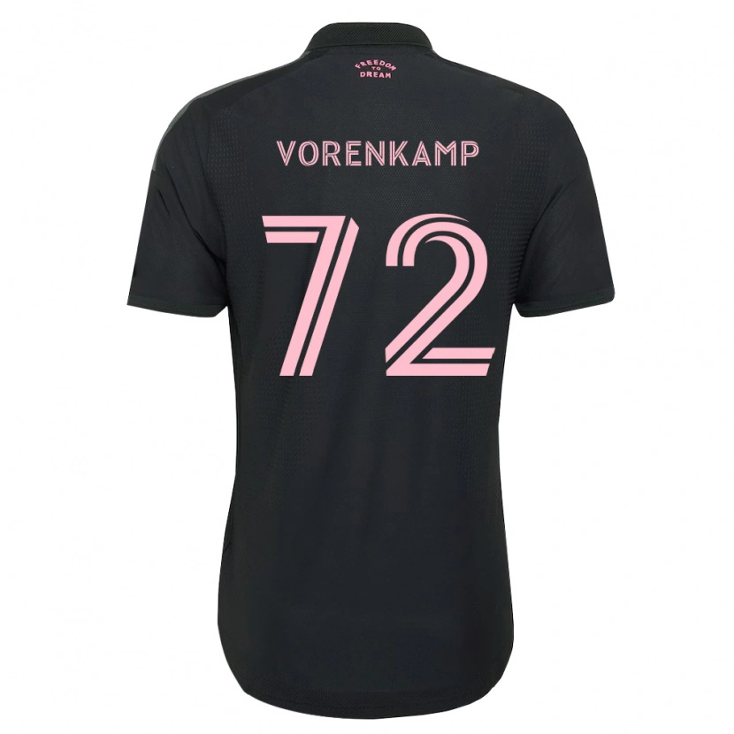 Danxen Heren Theo Vorenkamp #72 Roze Zwart Wit Uitshirt Uittenue 2026/27 T-Shirt