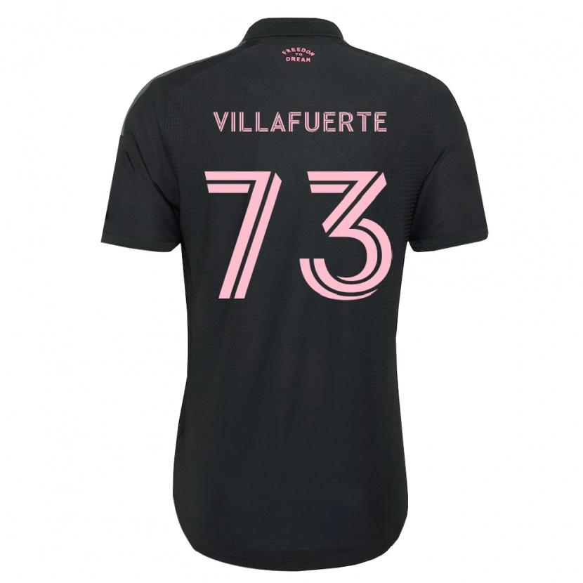 Danxen Heren Kendry Villafuerte #73 Roze Zwart Wit Uitshirt Uittenue 2026/27 T-Shirt