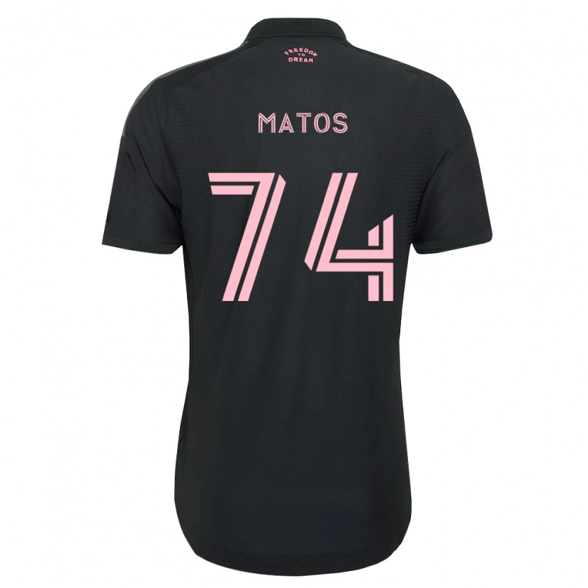 Danxen Heren Diego Matos #74 Roze Zwart Wit Uitshirt Uittenue 2026/27 T-Shirt