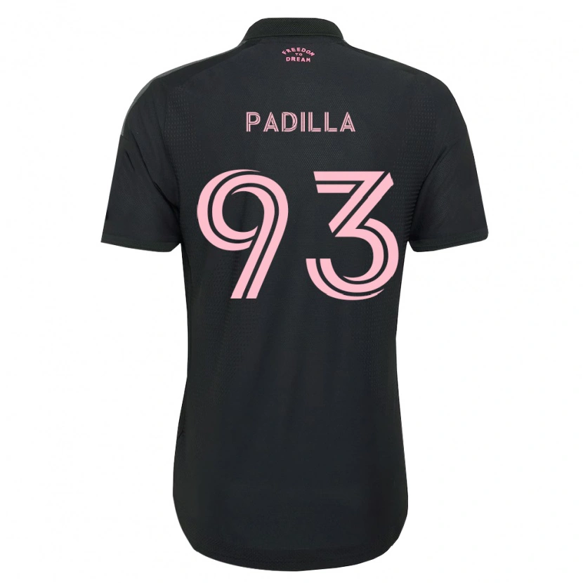 Danxen Heren Leandro Padilla #93 Roze Zwart Wit Uitshirt Uittenue 2026/27 T-Shirt