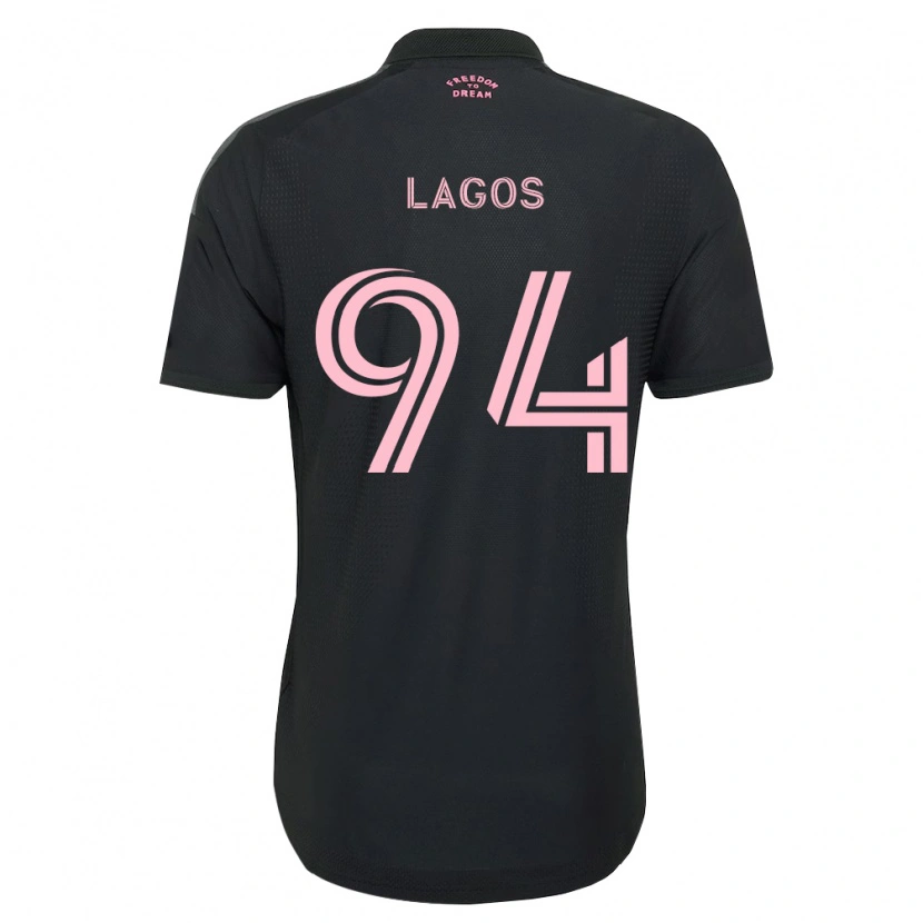Danxen Heren Diego Lagos #94 Roze Zwart Wit Uitshirt Uittenue 2026/27 T-Shirt