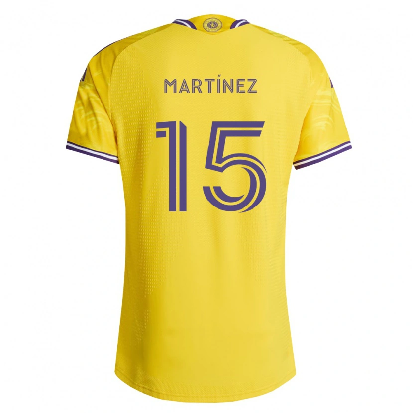 Danxen Heren Antonio Martínez #15 Geel Paars Uitshirt Uittenue 2026/27 T-Shirt