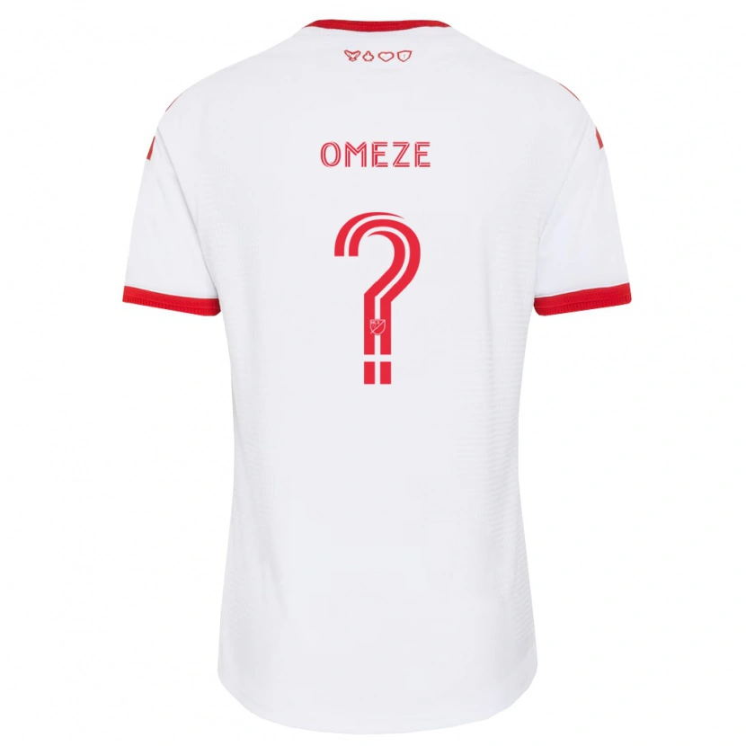 Danxen Heren Chimere Omeze #0 Wit Rood Zwart Uitshirt Uittenue 2026/27 T-Shirt