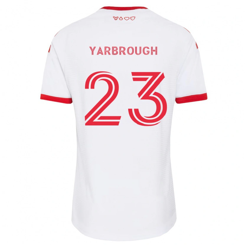 Danxen Heren William Yarbrough #23 Wit Rood Zwart Uitshirt Uittenue 2026/27 T-Shirt
