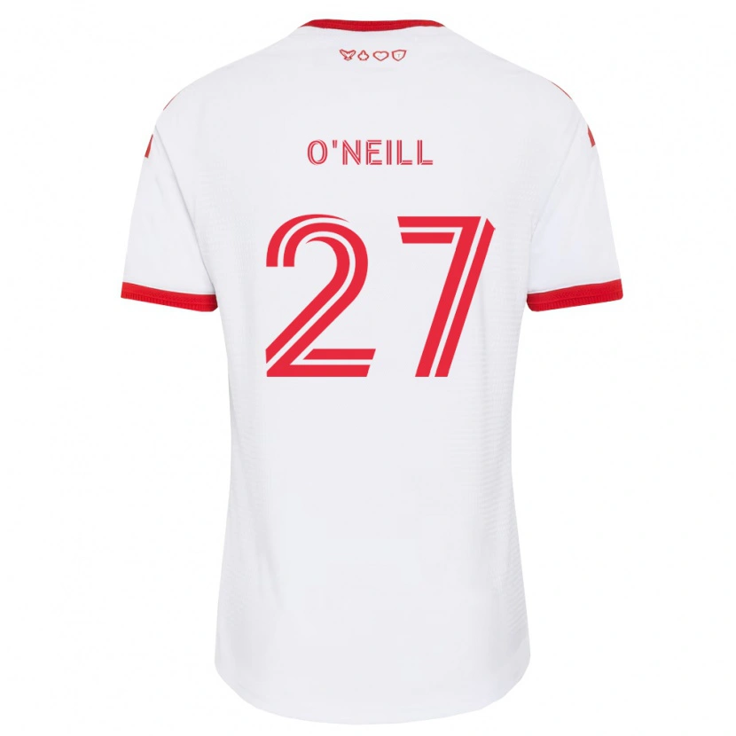 Danxen Heren Shane O'neill #27 Wit Rood Zwart Uitshirt Uittenue 2026/27 T-Shirt