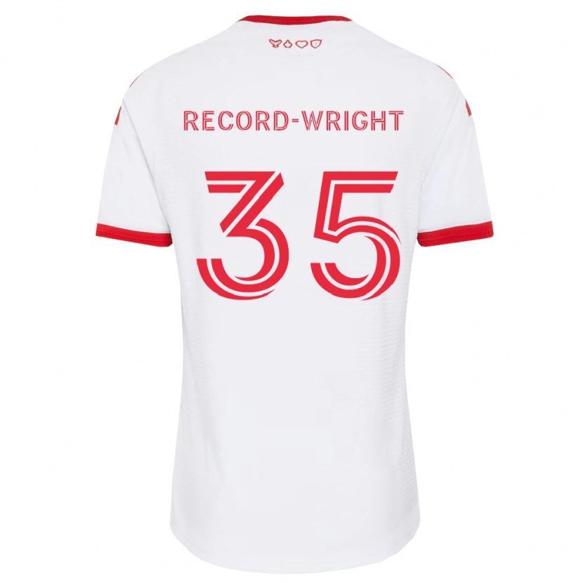Danxen Heren Kemari Record-Wright #35 Wit Rood Zwart Uitshirt Uittenue 2026/27 T-Shirt