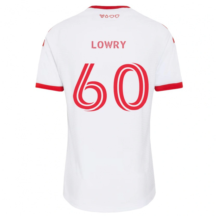 Danxen Heren Benjamin Lowry #60 Wit Rood Zwart Uitshirt Uittenue 2026/27 T-Shirt
