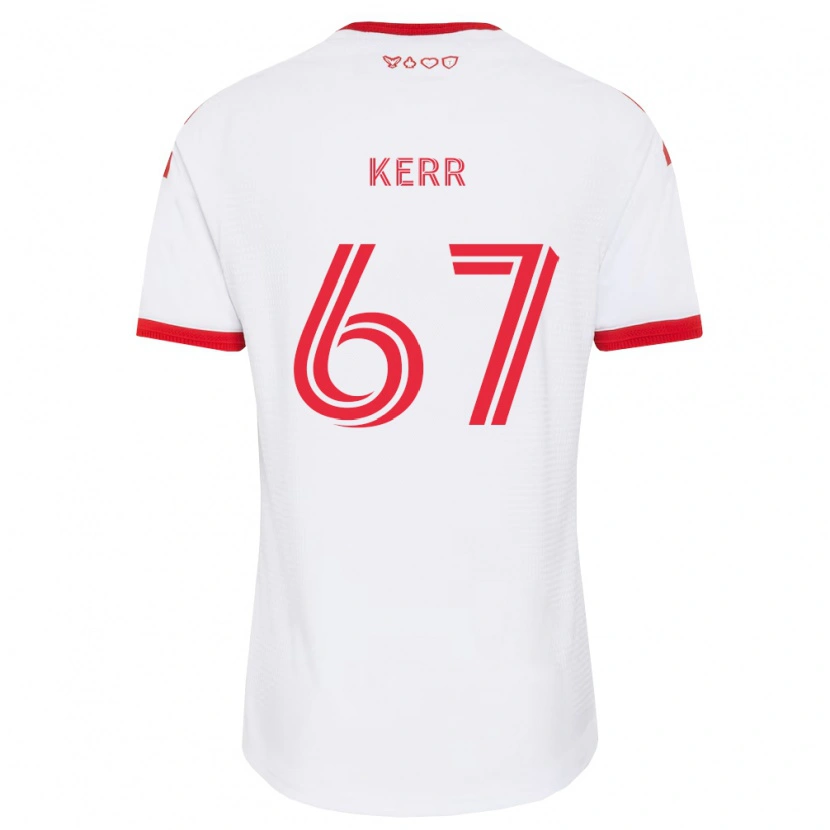 Danxen Heren Kervon Kerr #67 Wit Rood Zwart Uitshirt Uittenue 2026/27 T-Shirt
