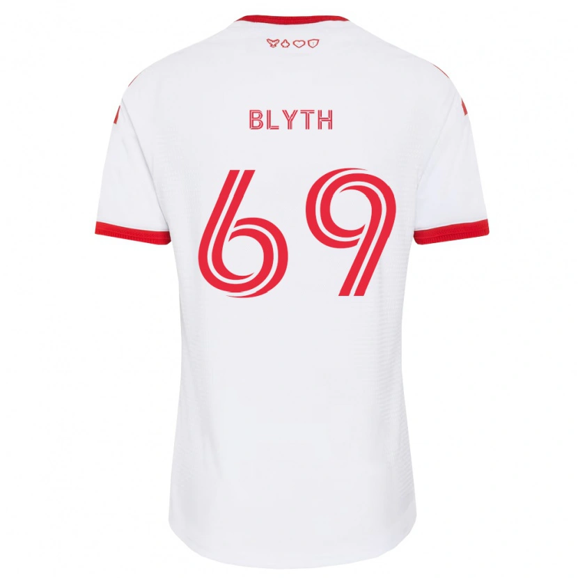 Danxen Heren Tristan Blyth #69 Wit Rood Zwart Uitshirt Uittenue 2026/27 T-Shirt