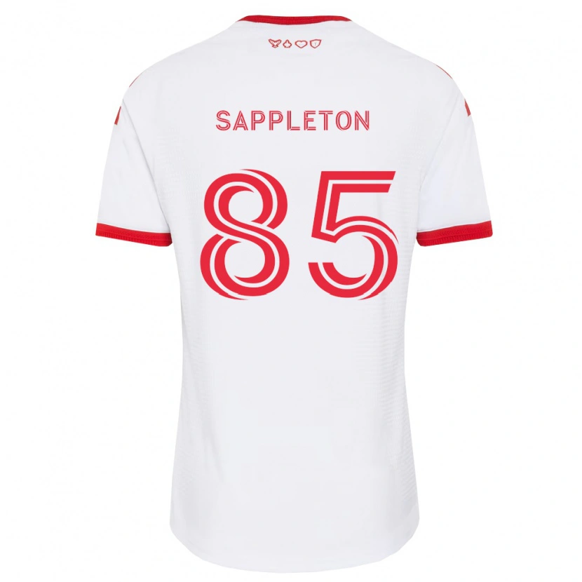 Danxen Heren Spencer Sappleton #85 Wit Rood Zwart Uitshirt Uittenue 2026/27 T-Shirt