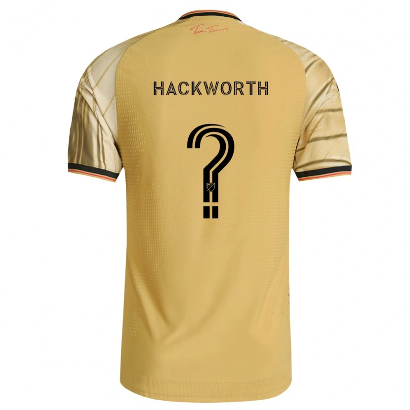 Danxen Heren Larsen Hackworth #0 Bruin Geel Zwart Uitshirt Uittenue 2026/27 T-Shirt