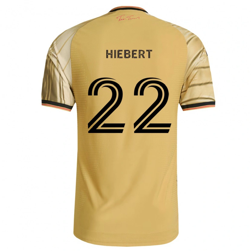 Danxen Heren Kyle Hiebert #22 Bruin Geel Zwart Uitshirt Uittenue 2026/27 T-Shirt