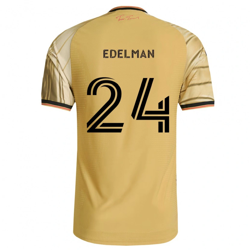 Danxen Heren Daniel Edelman #24 Bruin Geel Zwart Uitshirt Uittenue 2026/27 T-Shirt