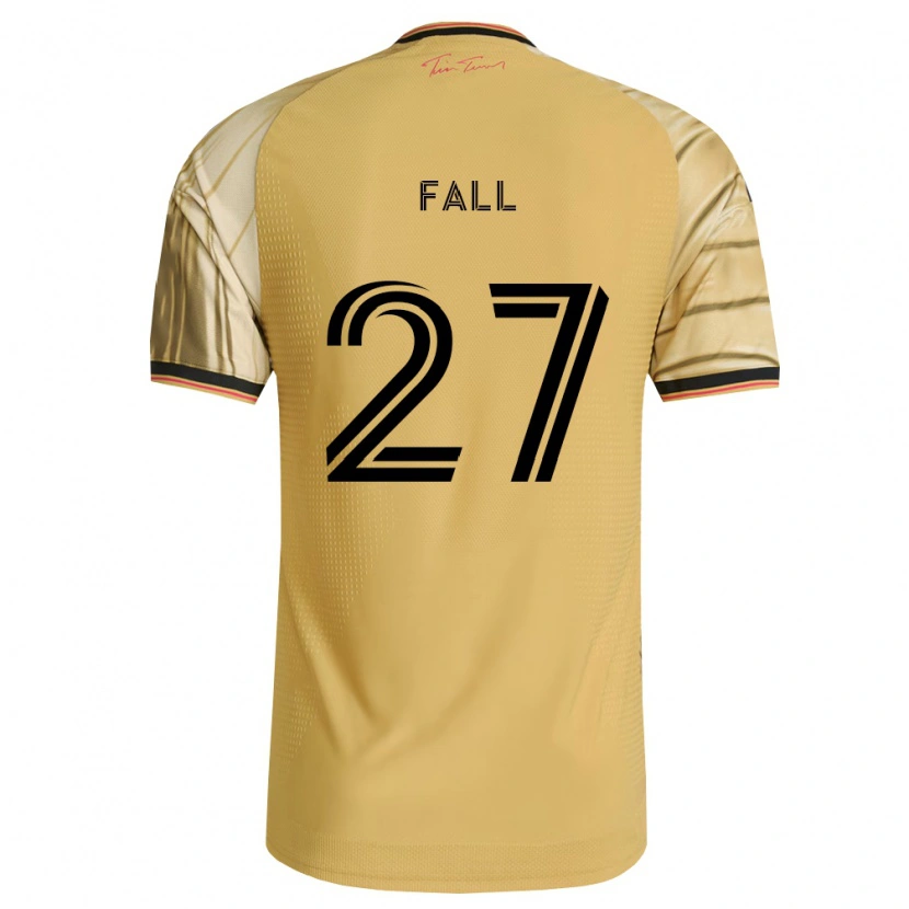 Danxen Heren Fallou Fall #27 Bruin Geel Zwart Uitshirt Uittenue 2026/27 T-Shirt