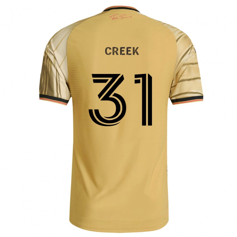 Danxen Heren Michael Creek #31 Bruin Geel Zwart Uitshirt Uittenue 2026/27 T-Shirt
