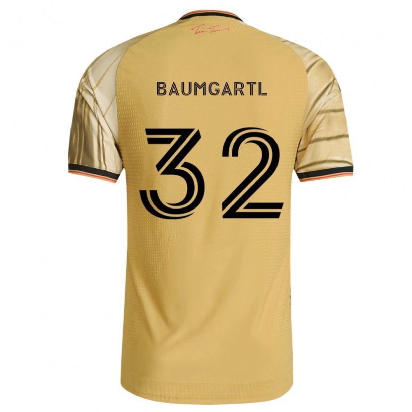 Danxen Heren Timo Baumgartl #32 Bruin Geel Zwart Uitshirt Uittenue 2026/27 T-Shirt