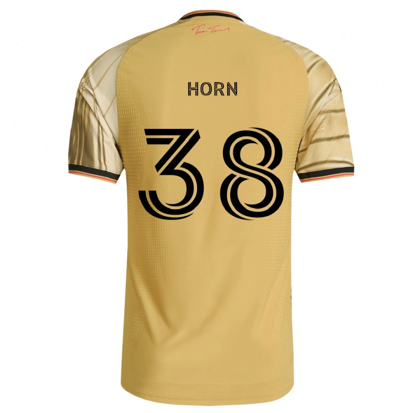 Danxen Heren Jannes Horn #38 Bruin Geel Zwart Uitshirt Uittenue 2026/27 T-Shirt