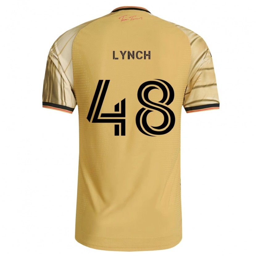 Danxen Heren Riley Lynch #48 Bruin Geel Zwart Uitshirt Uittenue 2026/27 T-Shirt