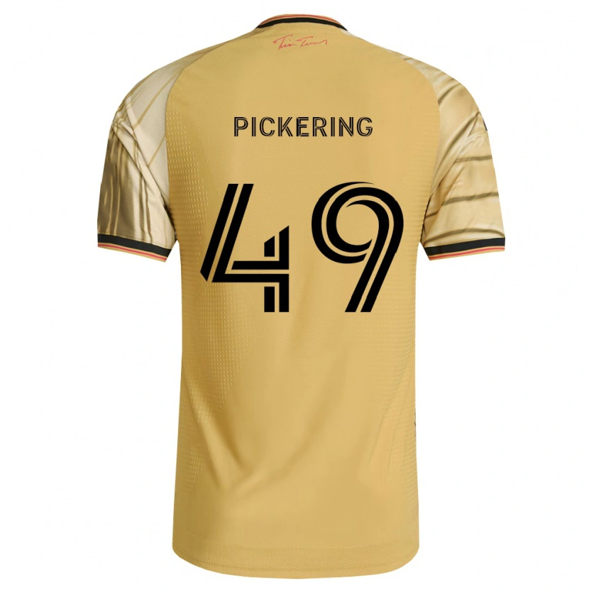 Danxen Heren Nighte Pickering #49 Bruin Geel Zwart Uitshirt Uittenue 2026/27 T-Shirt