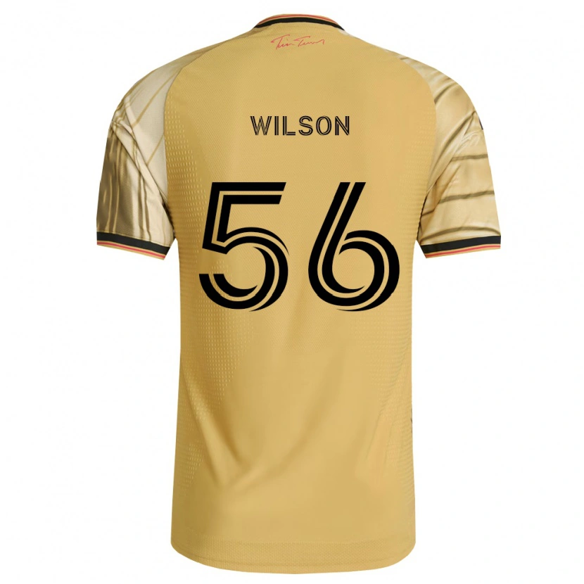 Danxen Heren Blake Wilson #56 Bruin Geel Zwart Uitshirt Uittenue 2026/27 T-Shirt