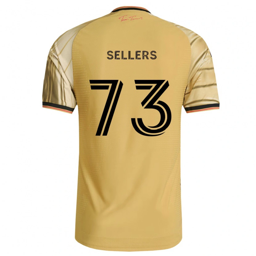Danxen Heren Braydon Sellers #73 Bruin Geel Zwart Uitshirt Uittenue 2026/27 T-Shirt