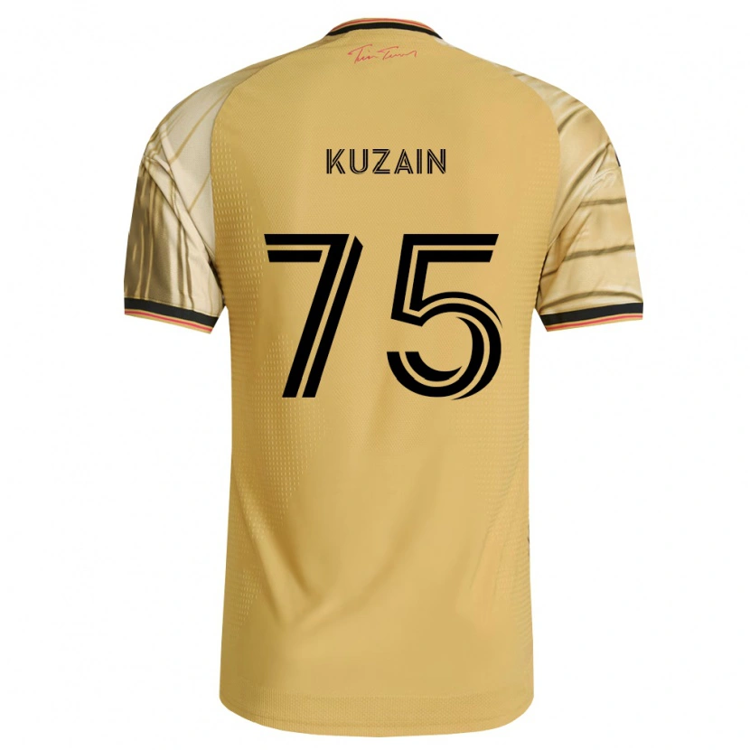 Danxen Heren Wan Kuzain #75 Bruin Geel Zwart Uitshirt Uittenue 2026/27 T-Shirt