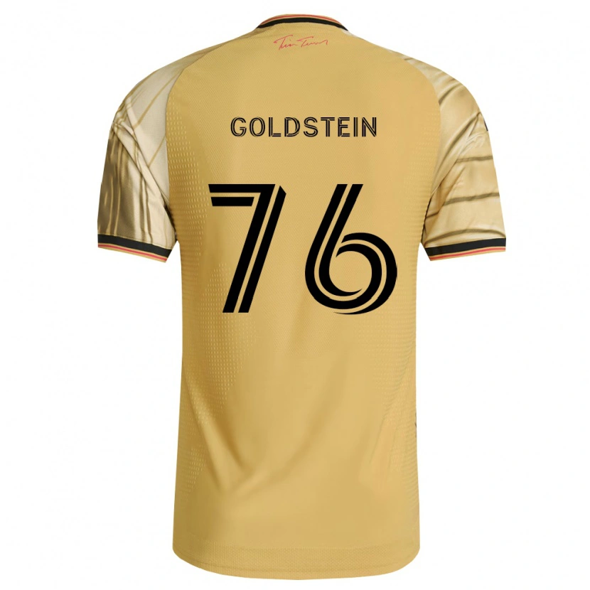 Danxen Heren Sam Goldstein #76 Bruin Geel Zwart Uitshirt Uittenue 2026/27 T-Shirt