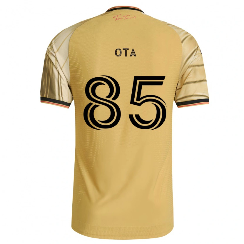 Danxen Heren Yuichiro Ota #85 Bruin Geel Zwart Uitshirt Uittenue 2026/27 T-Shirt