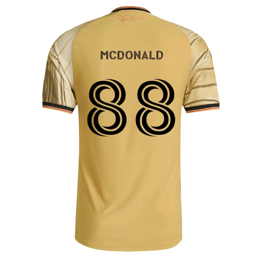 Danxen Heren Patrick Mcdonald #88 Bruin Geel Zwart Uitshirt Uittenue 2026/27 T-Shirt
