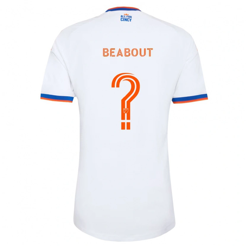 Danxen Heren Oli Beabout #0 Wit Marineblauw Oranje Uitshirt Uittenue 2026/27 T-Shirt