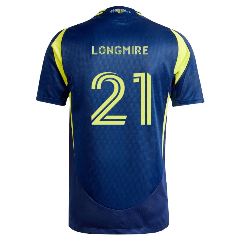 Danxen Heren Ahmed Longmire #21 Geel Marineblauw Uitshirt Uittenue 2026/27 T-Shirt