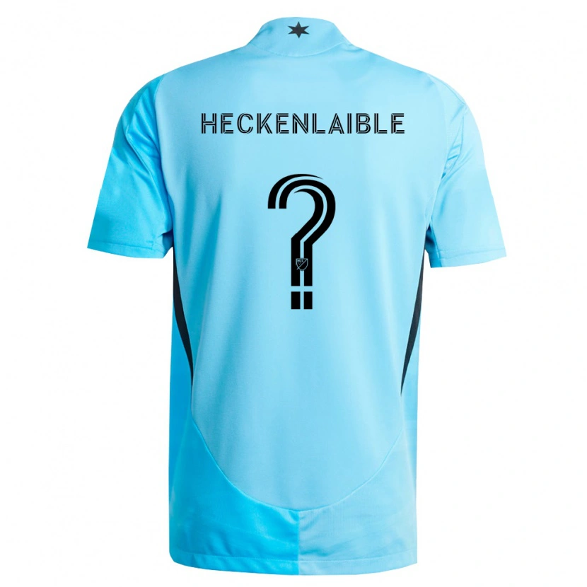 Danxen Heren Andrew Heckenlaible #0 Lichtblauw Zwart Uitshirt Uittenue 2026/27 T-Shirt