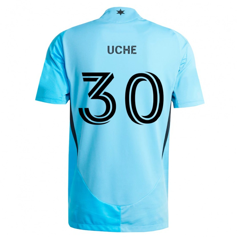 Danxen Heren Cc Uche #30 Lichtblauw Zwart Uitshirt Uittenue 2026/27 T-Shirt