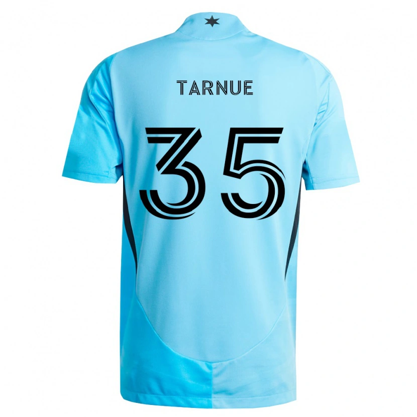 Danxen Heren Philip Tarnue #35 Lichtblauw Zwart Uitshirt Uittenue 2026/27 T-Shirt