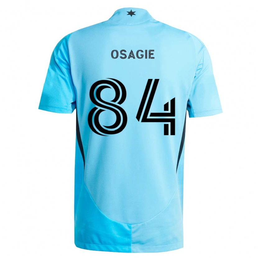 Danxen Heren Nosazena Osagie #84 Lichtblauw Zwart Uitshirt Uittenue 2026/27 T-Shirt