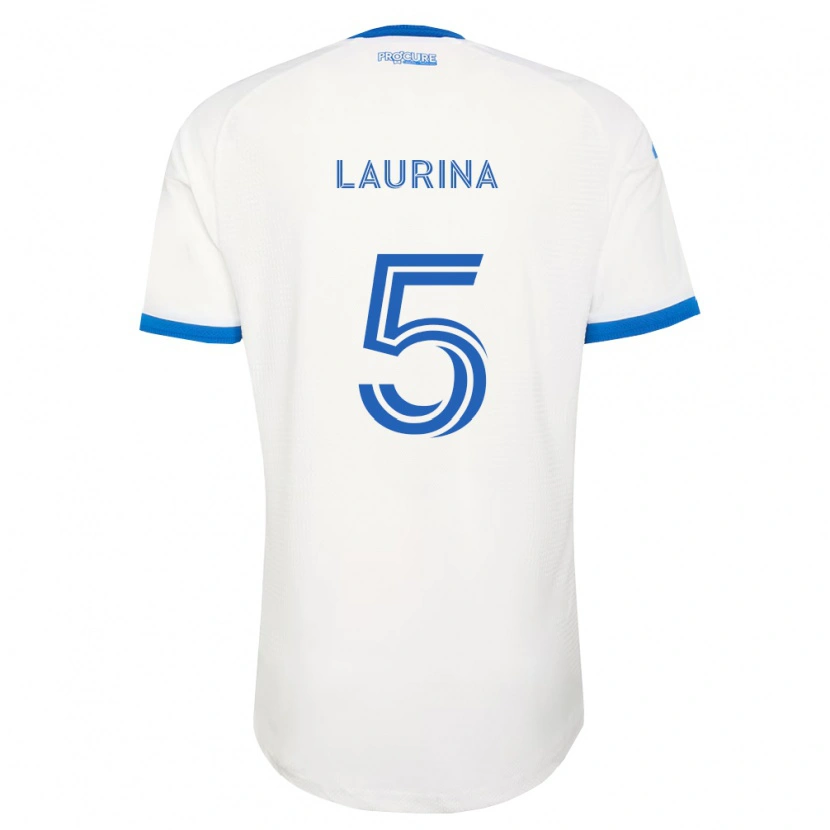 Danxen Heren Bilombo Laurina #5 Hemelsblauw Wit Uitshirt Uittenue 2026/27 T-Shirt
