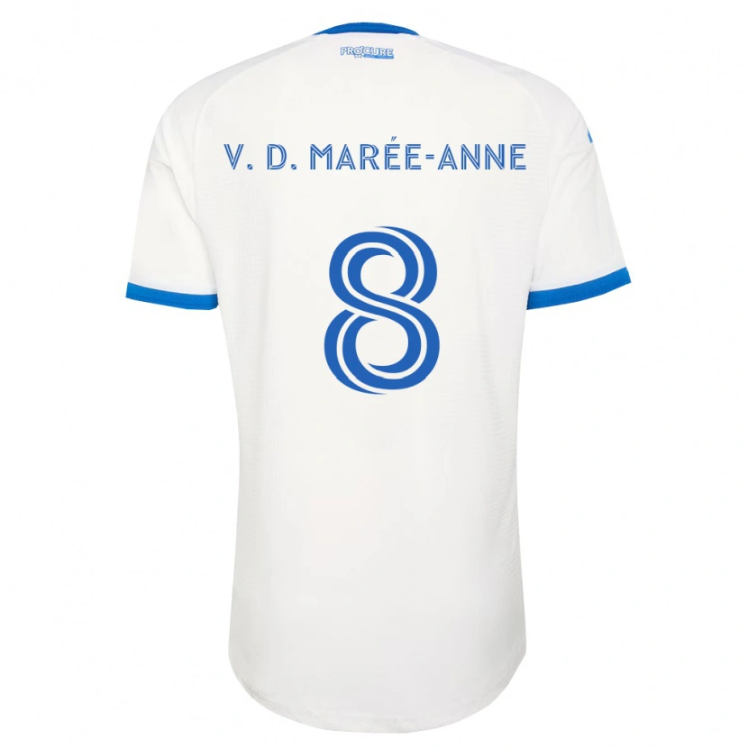 Danxen Heren Van Doesburg Marée-Anne #8 Hemelsblauw Wit Uitshirt Uittenue 2026/27 T-Shirt