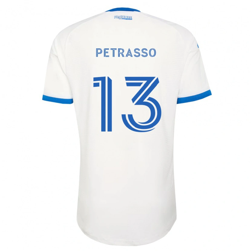Danxen Heren Luca Petrasso #13 Hemelsblauw Wit Uitshirt Uittenue 2026/27 T-Shirt