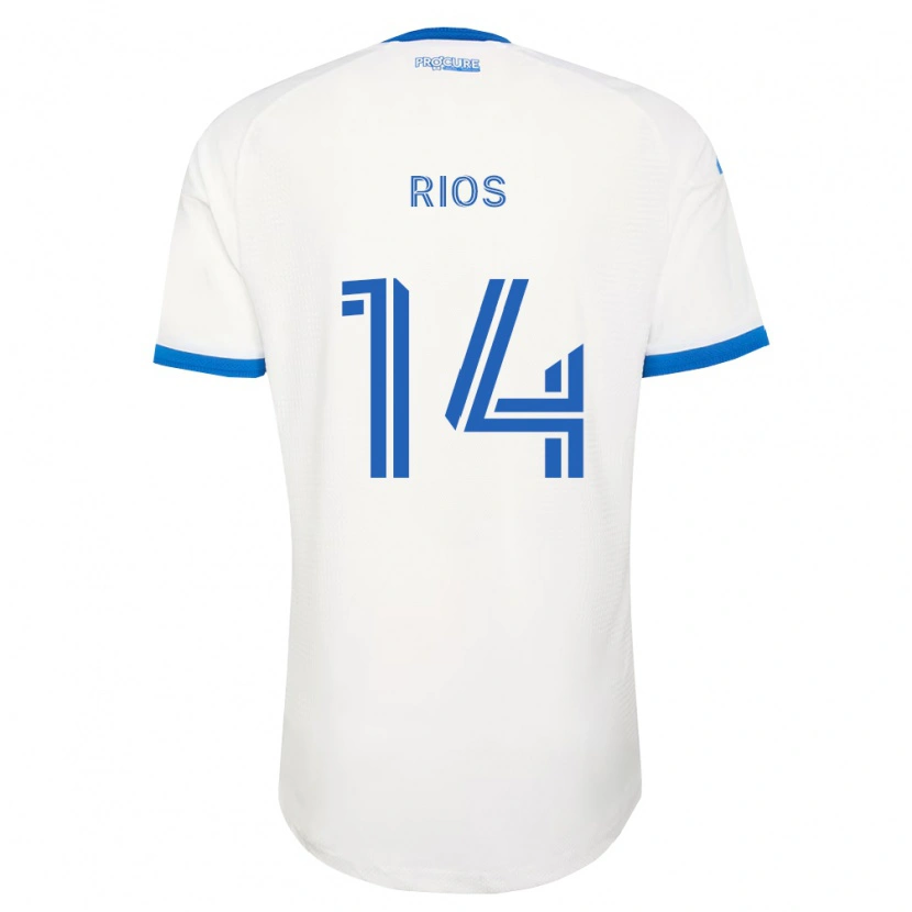 Danxen Heren Daniel Ríos #14 Hemelsblauw Wit Uitshirt Uittenue 2026/27 T-Shirt